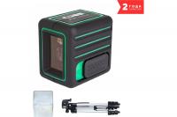 Нивелир лазерный  ADA CUBE MINI GREEN Professional Edition 20м точность ± 0,2 мм + мини-штатив 