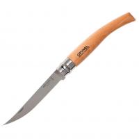 Нож складной Opinel №10 филейный, нерж.ст., бук, длина лезвия 100 мм